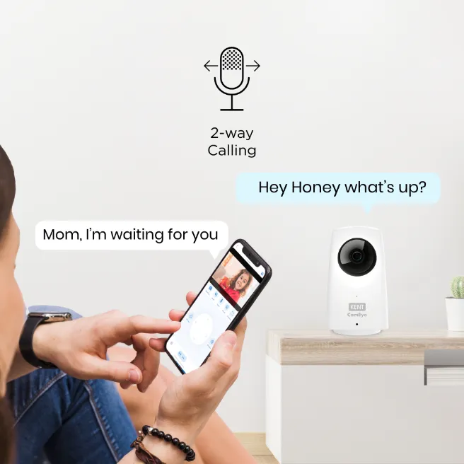 Home Security Camera 2-way Calling-KENT Cam