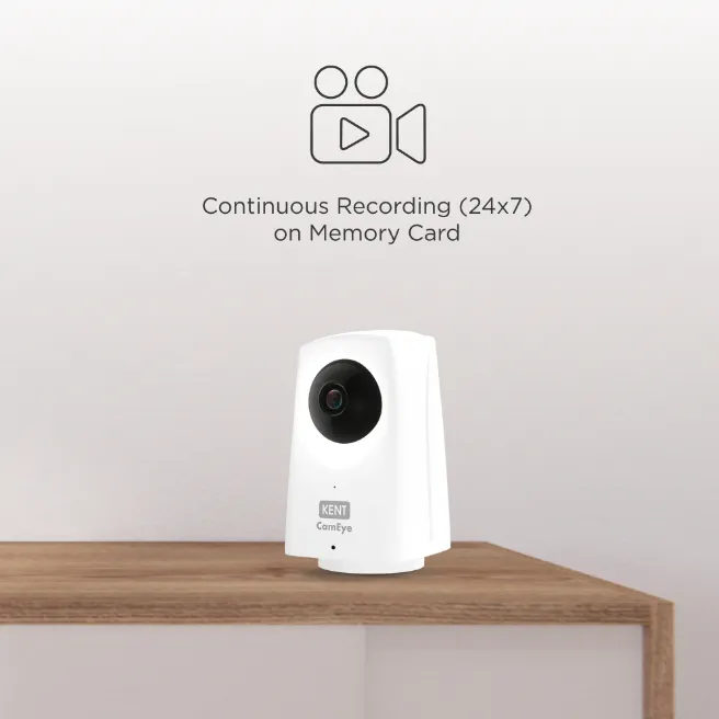 Home Security Camera Continuous Recording (24*7)-KENT Cam