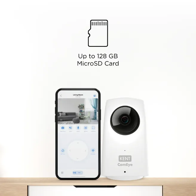 Home Security Camera 128 GB microSD Card-KENT Cam